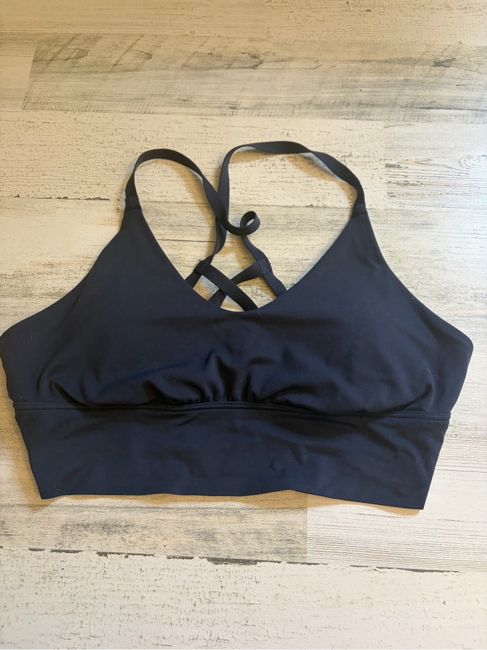 Aerie offline sports bra in navy